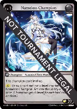 Nameless Champion (Assassin/Cleric) (001) — card price