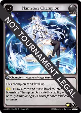 Nameless Champion (Assassin/Mage) (001) — card price