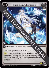Nameless Champion (Assassin/Ranger) (001) — card price