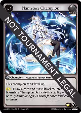 Nameless Champion (Assassin/Tamer) (001) — card price
