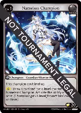 Nameless Champion (Guardian/Warrior) (001) — card price