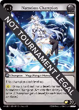 Nameless Champion (Mage/Ranger) (001) — card price