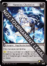 Nameless Champion (Mage/Warrior) (001) — card price