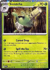 Sinistcha - 022/167 (Cosmos Holo) (022/167), Blister Exclusives — Pokémon card price