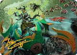 Aatchik, Emerald Radian Art Card (15/54) (Gold-Stamped Signature) (15) — card price