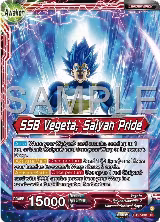 Vegeta // SSB Vegeta, Saiyan Pride (BT27-001) — card price
