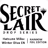 Secret Lair Drop: Secret Lair x Hatsune Miku: Winter Diva EN - Rainbow Foil Edition, Secret Lair Drop Series — Magic card price