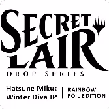 Secret Lair Drop: Secret Lair x Hatsune Miku: Winter Diva JP - Rainbow Foil Edition, Secret Lair Drop Series — Magic card price