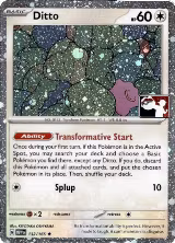 Ditto - 132/165 (Cosmos Holo) (132/165), Prize Pack Series Cards — Pokémon card price
