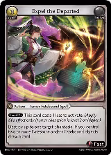 Expel the Departed (015), Guo Jia Re: Collection, Heaven’s Favored — Grand Archive card price