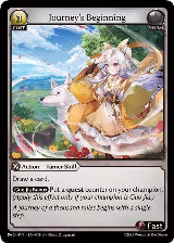 Journey's Beginning (019) — card price
