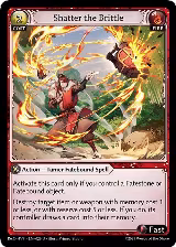 Shatter the Brittle (026) — card price