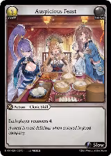Auspicious Feast (033) — card price