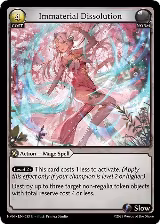 Immaterial Dissolution (053) — card price