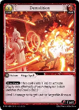 Demolition (081) — card price