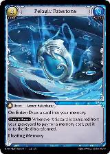 Pelagic Fatestone // Slick Torrentrider (135), Abyssal Heaven — Grand Archive card price