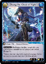 Zhang He, Cloak of Night (147), Abyssal Heaven — Grand Archive card price