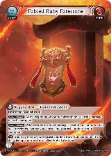 Fabled Ruby Fatestone // Suzaku, Vermillion Phoenix (019) — card price