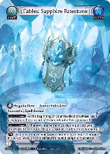 Fabled Sapphire Fatestone // Genbu, Black Tortoise (021) — card price