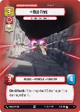 Red Five - Running the Trench (Foil) (32) — card price