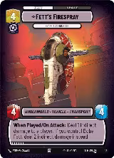 Fett's Firespray - Feared Silhouette (18) — card price