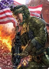 Major Dean, Defender of Freedom (Iconic Art) (AC5-157) — card price
