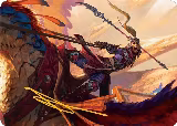 Dragonback Lancer Art Card (3/54) (Gold-Stamped Signature) (3) — card price