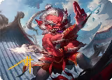 Devoted Duelist Art Card (15/54) (Gold-Stamped Signature) (15) — card price