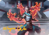 Flamehold Grappler Art Card (24/54) (Gold-Stamped Signature) (24) — card price