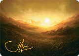 Plains Art Card (31/54) (Gold-Stamped Signature) (31) — card price