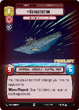 Devastator - Hunting the Rebellion (Finalist) (5) — card price