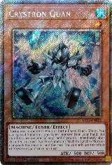 Crystron Quan (Platinum Secret Rare) (RA04-EN021), Quarter Century Stampede — Yu-Gi-Oh! card price