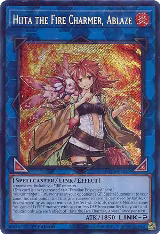 Hiita the Fire Charmer, Ablaze (Secret Rare) (RA04-EN074), Quarter Century Stampede — Yu-Gi-Oh! card price