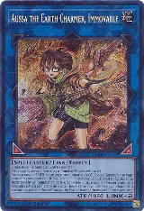 Aussa the Earth Charmer, Immovable (Secret Rare) (RA04-EN078), Quarter Century Stampede — Yu-Gi-Oh! card price