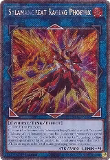 Salamangreat Raging Phoenix (Platinum Secret Rare) (RA04-EN083), Quarter Century Stampede — Yu-Gi-Oh! card price