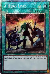 A Hero Lives (Platinum Secret Rare) (RA04-EN087), Quarter Century Stampede — Yu-Gi-Oh! card price