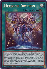 Meteonis Drytron (Secret Rare) (RA04-EN096), Quarter Century Stampede — Yu-Gi-Oh! card price