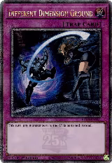 Different Dimension Ground (Quarter Century Secret Rare) (RA04-EN101), Quarter Century Stampede — Yu-Gi-Oh! card price