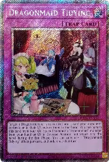 Dragonmaid Tidying (Platinum Secret Rare) (RA04-EN102), Quarter Century Stampede — Yu-Gi-Oh! card price