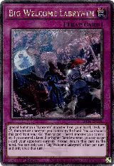 Big Welcome Labrynth (Quarter Century Secret Rare) (RA04-EN104), Quarter Century Stampede — Yu-Gi-Oh! card price