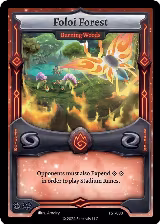 Foloi Forest - Burning Woods (FST-080) — card price