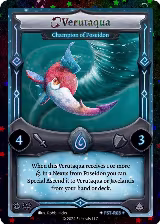 Verutaqua - Champion of Poseidon (Stellar) (FST-R03) — card price