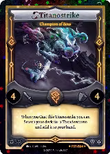 Titanostrike - Champion of Zeus (Stellar) (FST-R04) — card price