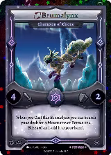 Brumalynx - Champion of Khione (Stellar) (FST-R06) — card price