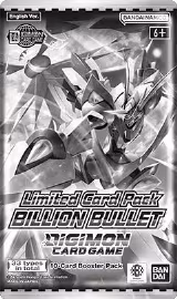 Limited Card Pack -Billion Bullet- (Sealed Promotional Pack), Limited Card Pack -Billion Bullet- — Digimon card price