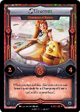 Urscout - Champion of Hestia (Serialized) (/99), Divine Champions: Firestorm Starter Decks — Elestrals card price
