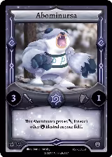 Abominursa (FST-SD060) — card price