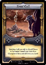 Zeus' Call (FST-SD081) — card price