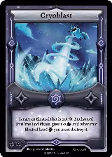 Cryoblast (FST-SD093) — card price
