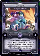 Urscoat - Champion of Khione (Reverse Holo) (SS2-085) — card price